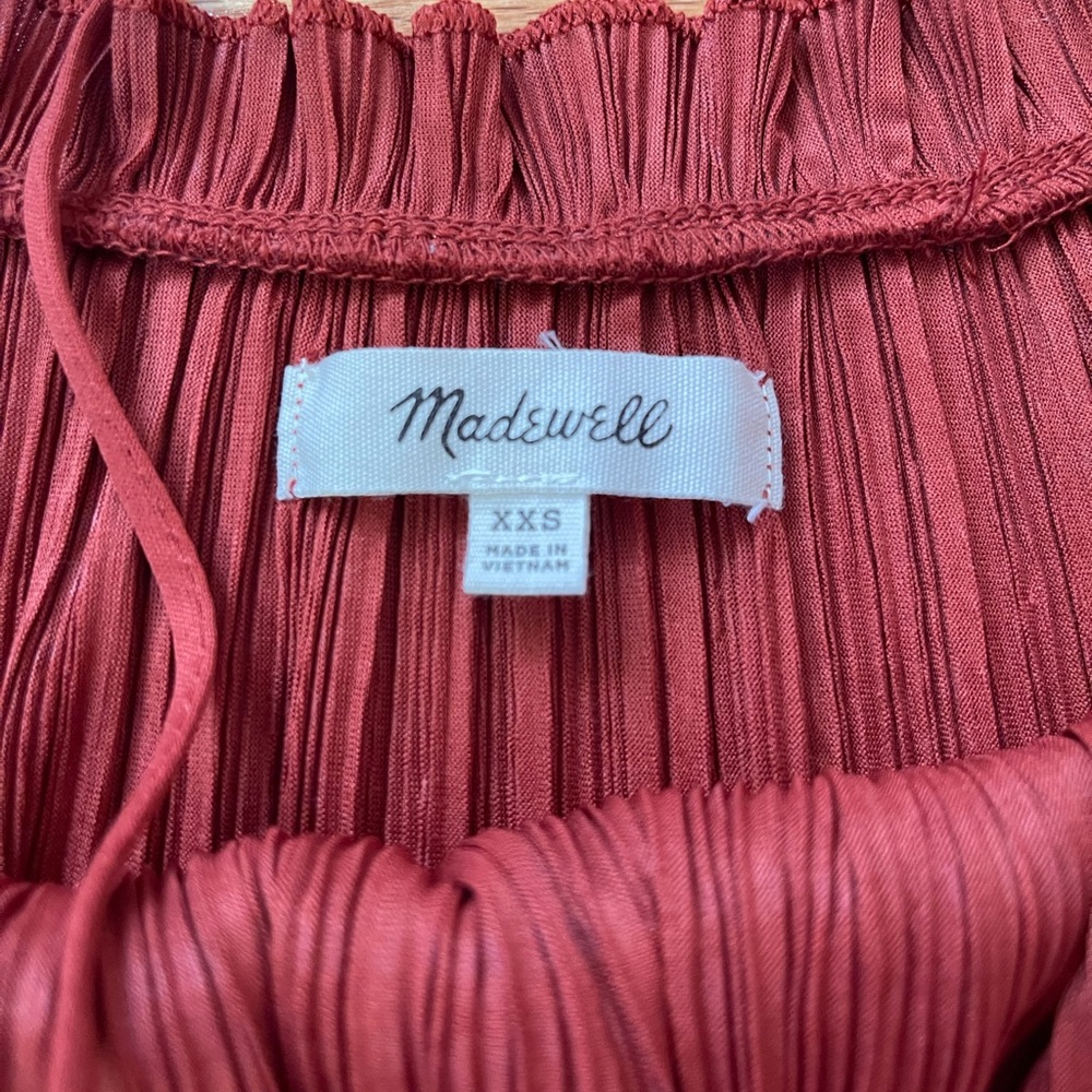 Madewell burnt orange tank top